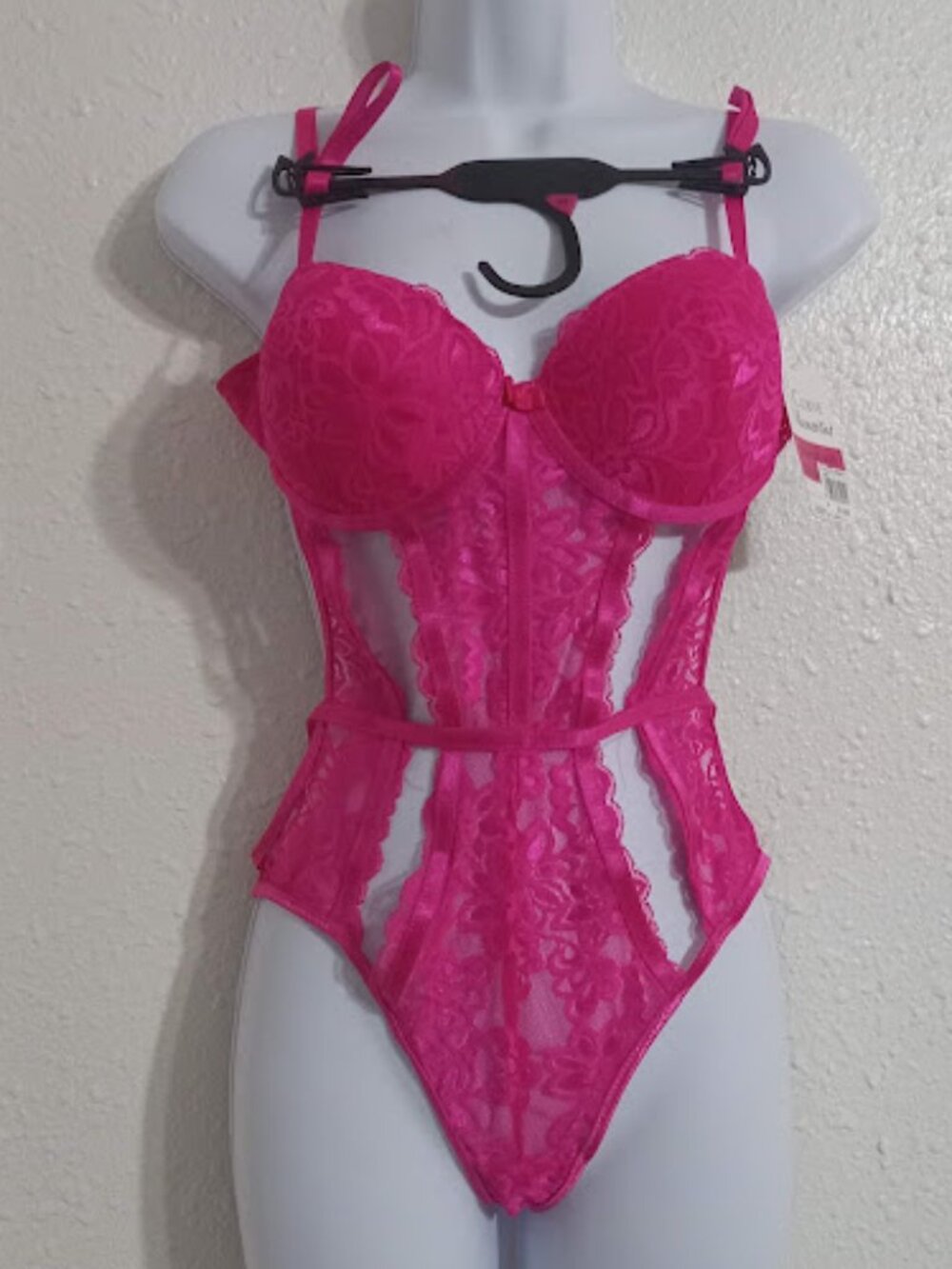Curve Necessities - Bodysuit with Balconette Push-Up Bra